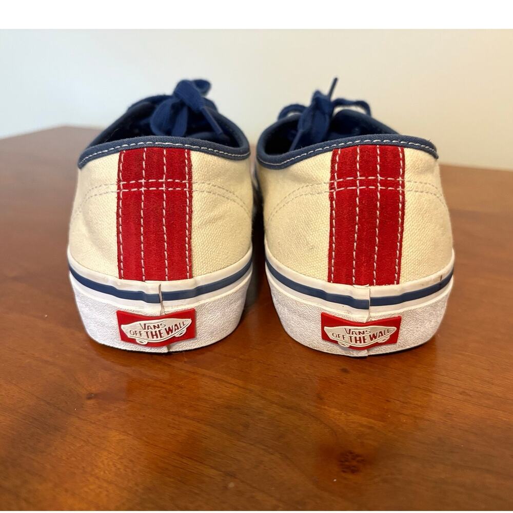 Vans Authentic Pro STV Navy Classic White Skate Inspired Sneakers Size Men's 8 - Picture 10 of 14